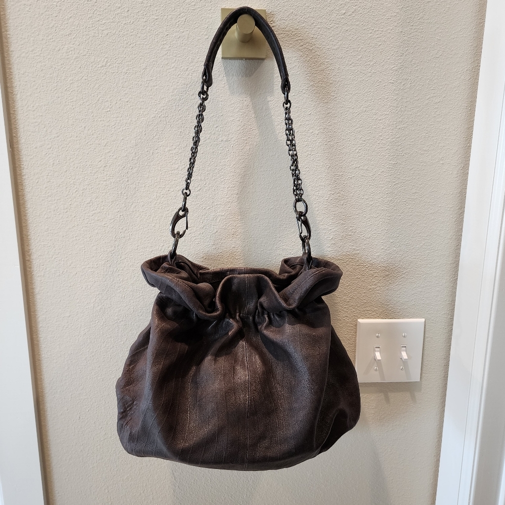 David & Scotti Brown medium purse